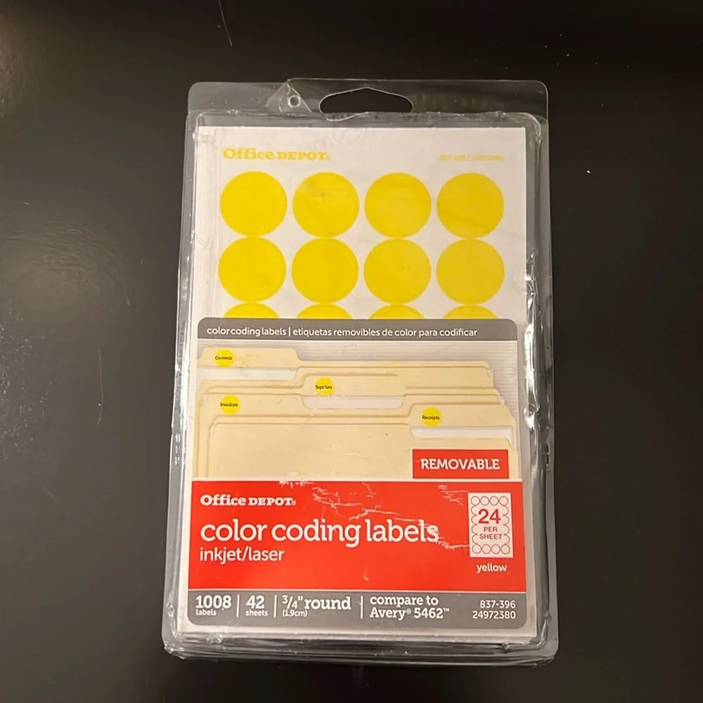 Office Depot Color Coding Labels - Picture 1 of 3